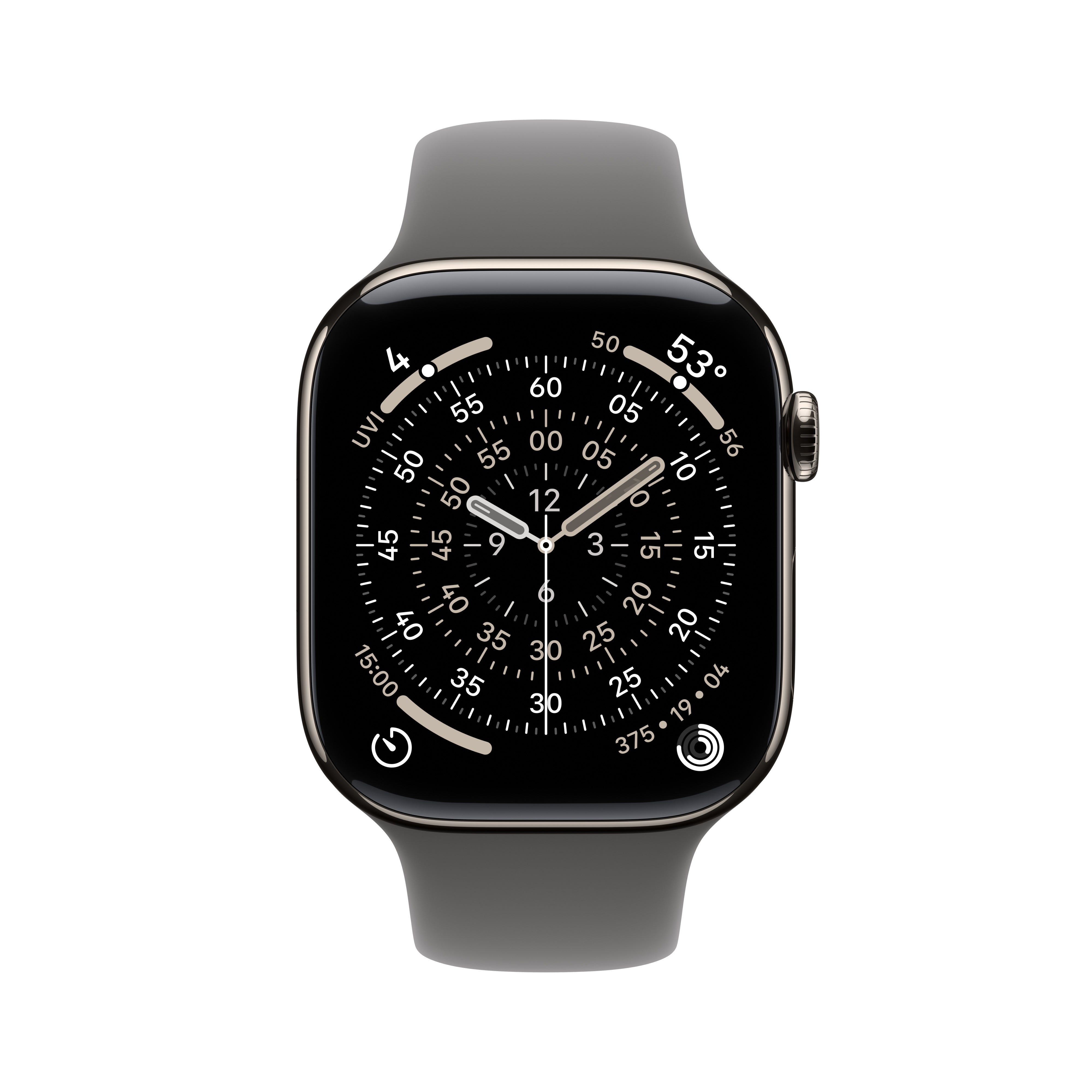Apple Watch Series 11 GPS + Cellular 46 mm Natural Titanium Sport Band
