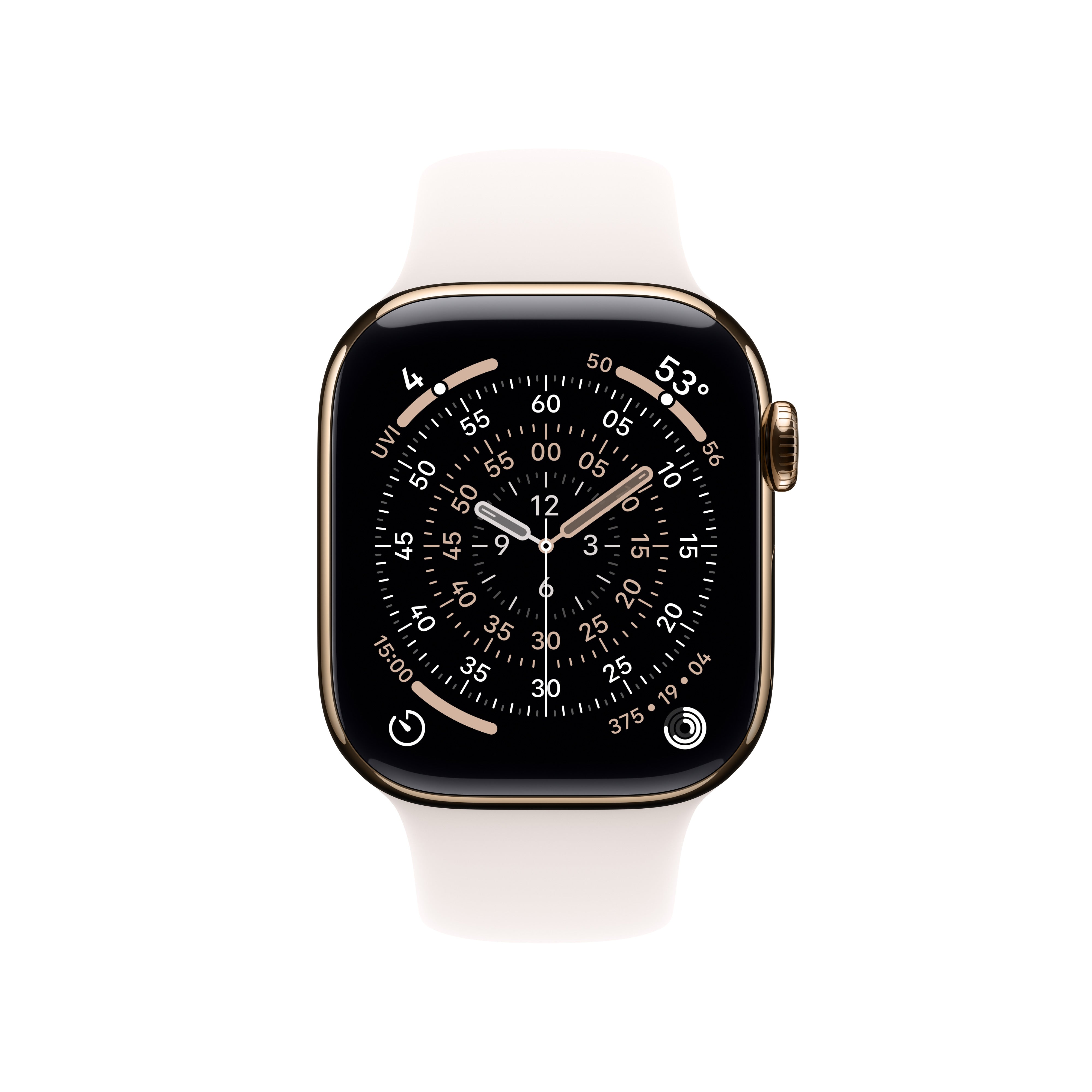 Apple Watch Series 11 GPS + Cellular 46 mm Natural Titanium Sport Band