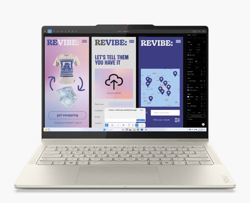מחשב נייד 14″ מסך מגע Lenovo Yoga 7 2-in-1 Intel Core U5/16GB/1TB 83JQ004KIV Seashell