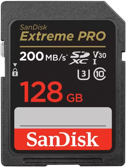 כרטיס זיכרון Sandisk Extreme Pro SD 200S V30 4K