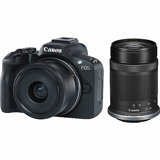 מצלמה Canon R50 Black + RFS 18-45 S Creator SEE