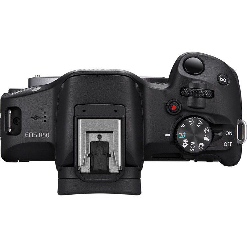 מצלמה Canon R50 Black + RFS 18-45 S Creator SEE
