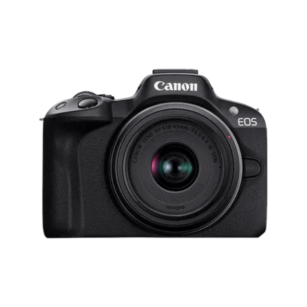 מצלמה Canon R50 BK + RFS 18-45+RFS 55-210 S SEE