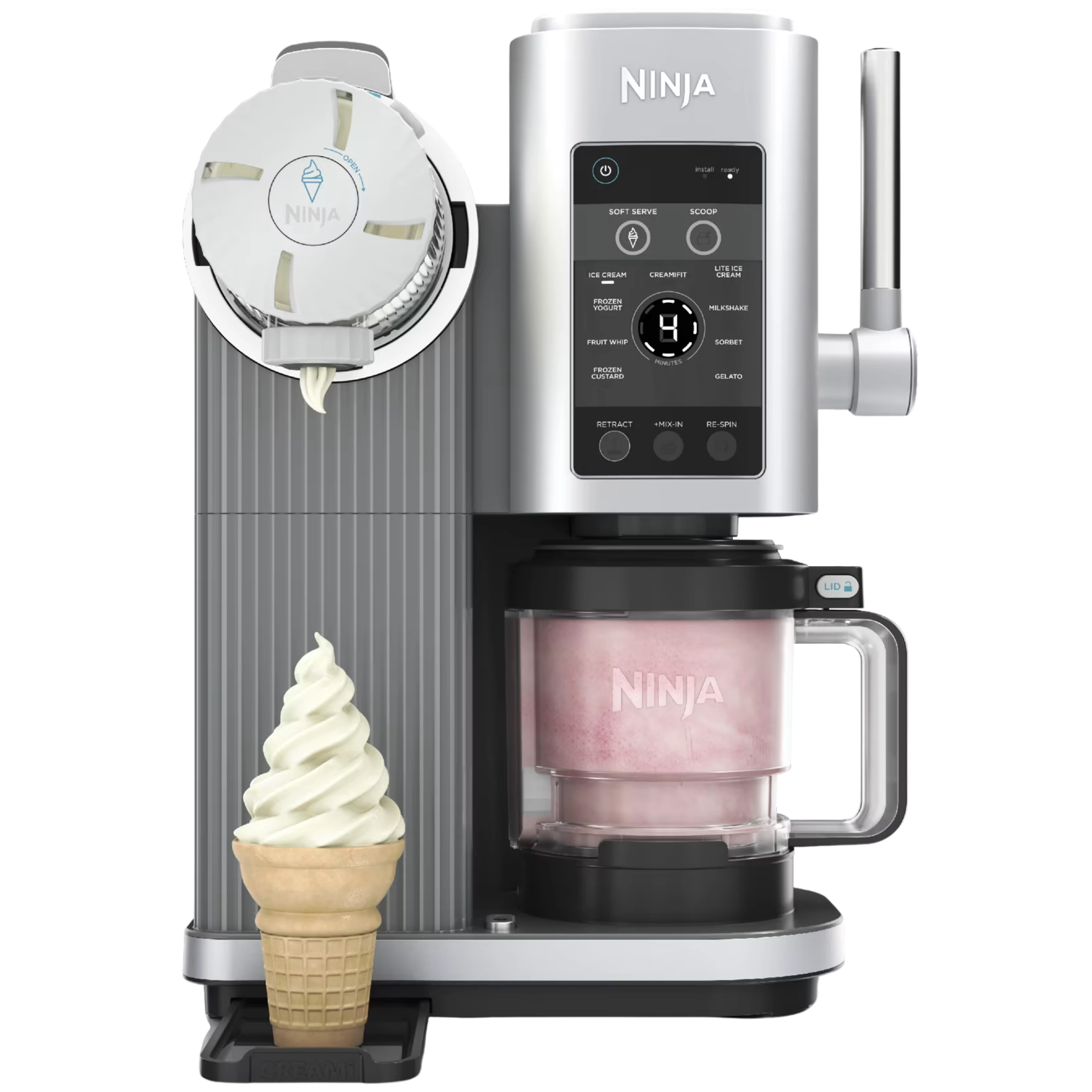 מכונת גלידה אמריקאית Ninja CREAMI SPOON & SPIN