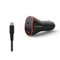 מטען רכב USB 53W + כבל Type C מותג PG