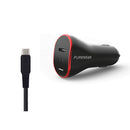 מטען רכב USB 53W + כבל Type C מותג PG
