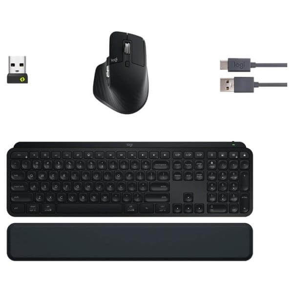 סט מקלדת ועכבר אלחוטיים Logitech MX Keys S Combo