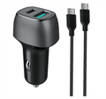 מטען רכב מהיר QC18W+PD25W כבל MIR C to C
