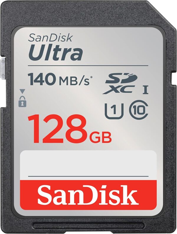 כרטיס זיכרון Sandisk Ultra SD 140MB/S