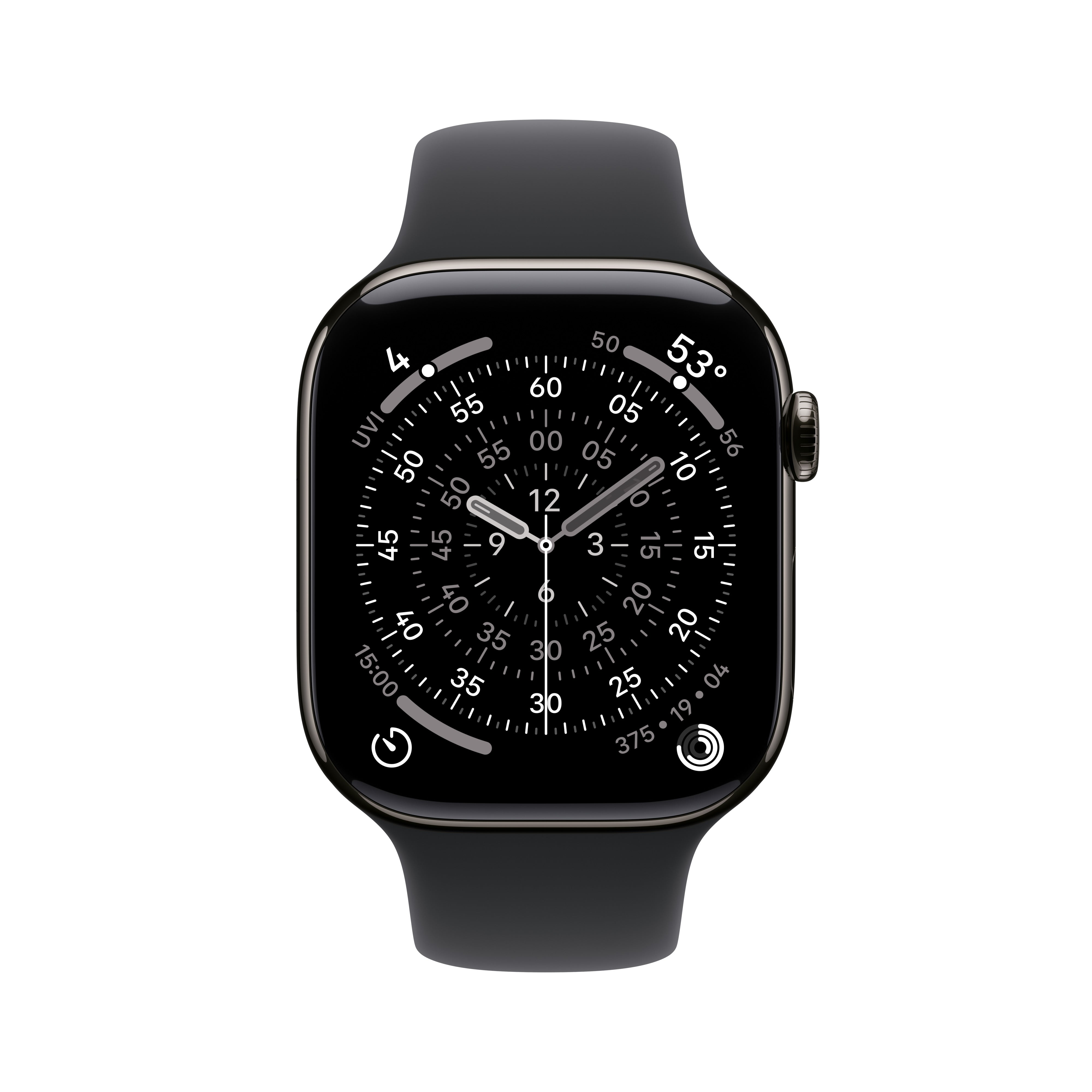 Apple Watch Series 11 GPS + Cellular 46 mm Natural Titanium Sport Band