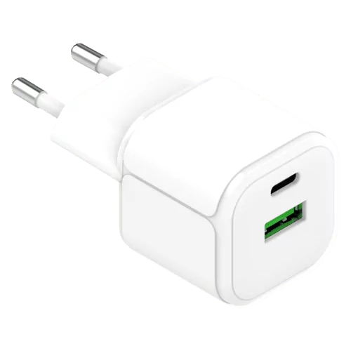מטען קיר USB-A + USB-C 38W מותג Essentials