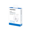 מטען קיר USB-A*2 12W עם כבל Micro מותג Mower