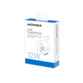 מטען קיר USB-A*2 12W עם כבל Type C מותג Mower