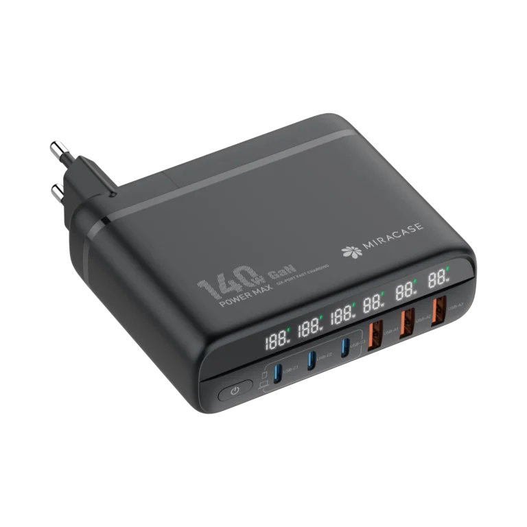 מטען קיר 6 port GAN 140W ומתאמים MIR