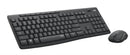 סט מקלדת ועכבר אלחוטיים Logitech Silent MK295