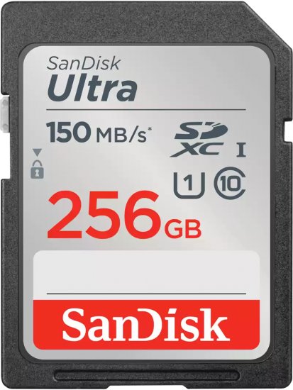 כרטיס זיכרון Sandisk Ultra SD 140MB/S