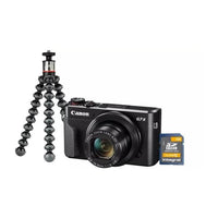 מצלמה Canon Powershot G7x Mark III BK Vlogger kit