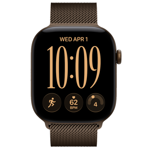 Apple Watch Ser 12 GPS 46 mm Dark Alumin  Loop