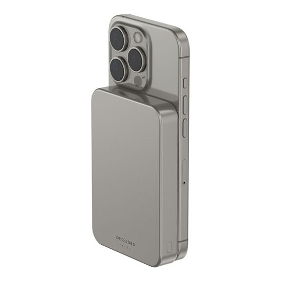 סוללת גיבוי Decoded Ultra Slim Qi2 MagSafe 10000