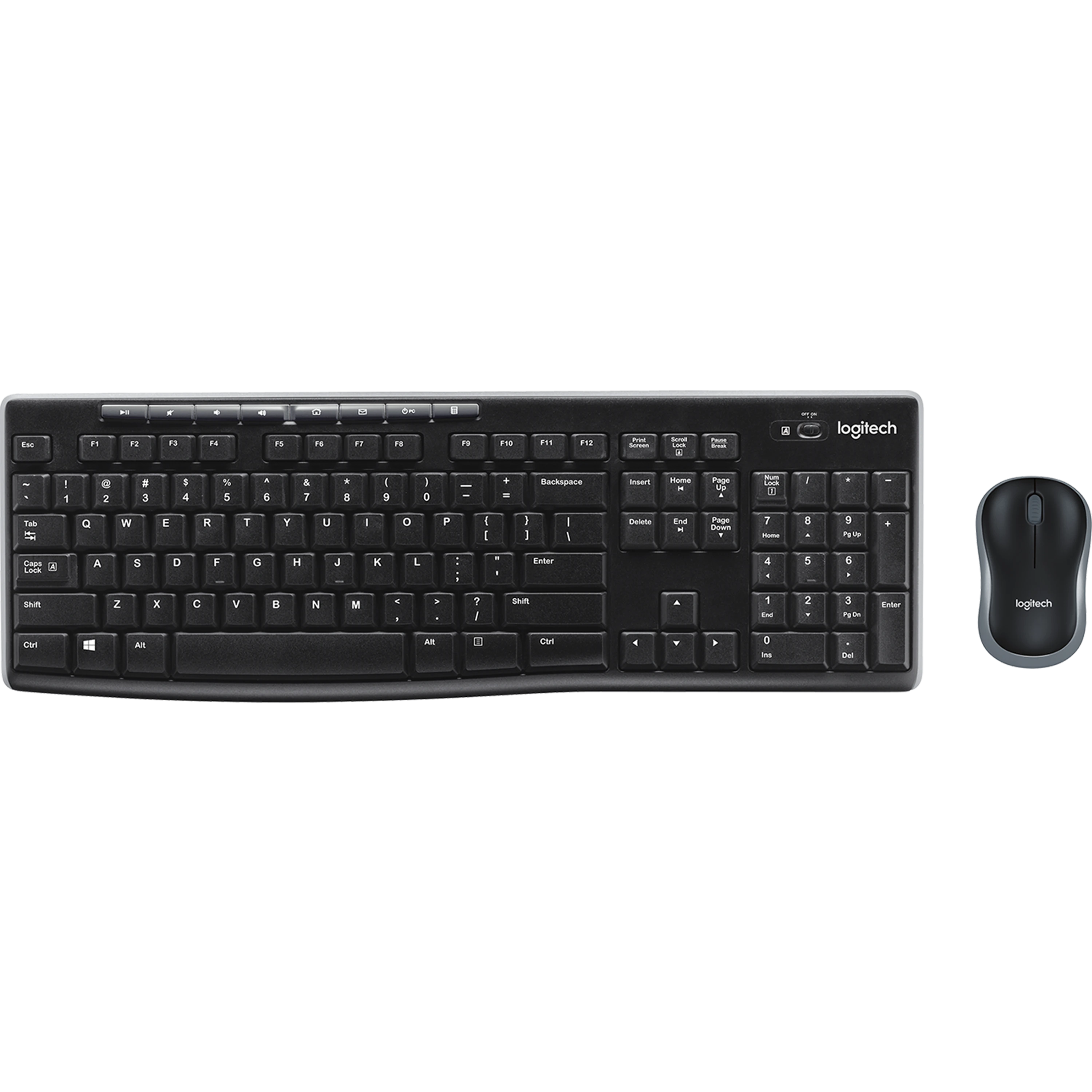סט מקלדת ועכבר אלחוטיים Logitech Combo MK270