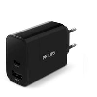 מטען קיר USB-A + USB-C PD 30W מותג Philips