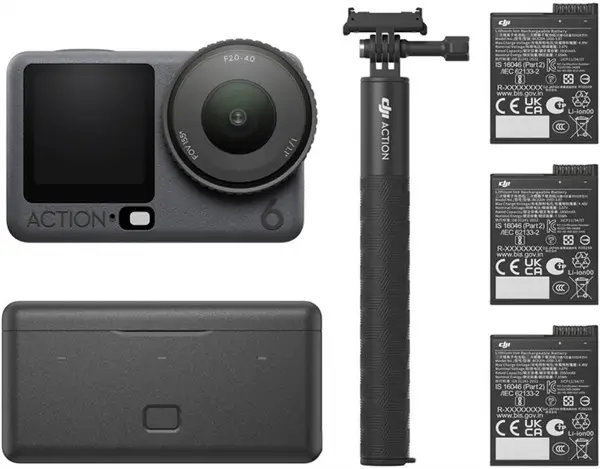 מצלמת DJI ACTION 6 ADVENTURE COMBO