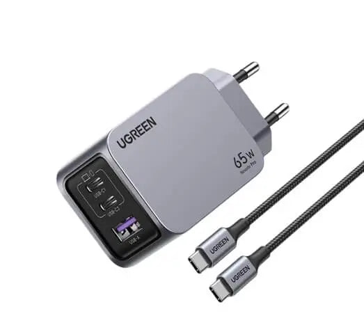 מטען קיר 65W + כבל UGREEN CTC  